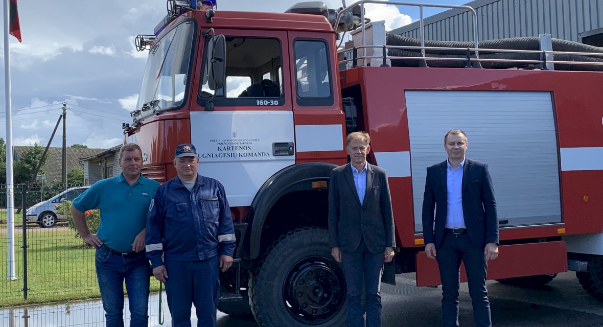 Rūpinamasi ne tik gyventojų, bet ir pačių ugniagesių saugumu