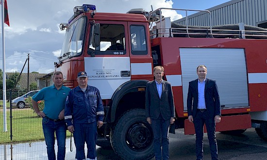 Rūpinamasi ne tik gyventojų, bet ir pačių ugniagesių saugumu