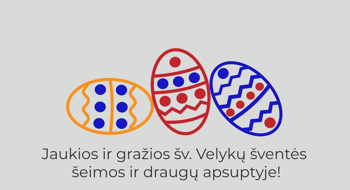 Sveikinimas šv. Velykų proga