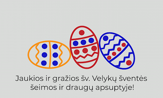 Sveikinimas šv. Velykų proga