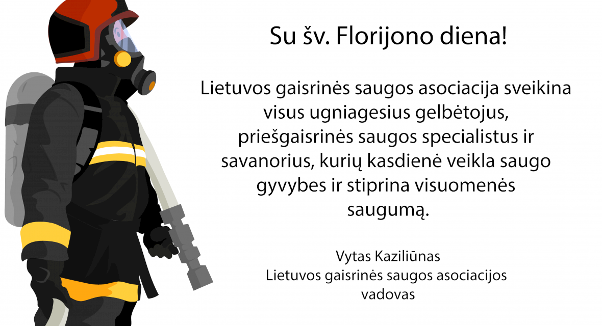 Sveikinimas su Šv. Florijono diena
